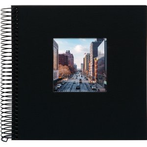 Goldbuch Album a spirale Bella Vista nero 20x20 cm 40 pagine nere