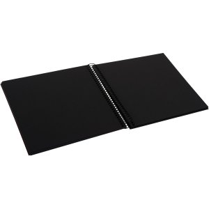 Goldbuch Album a spirale Bella Vista nero 20x20 cm 40 pagine nere
