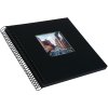 Goldbuch Album a spirale Bella Vista nero 20x20 cm 40 pagine nere