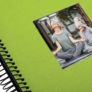 Goldbuch Album a spirale Bella Vista verde 20x20 cm 40 pagine nere