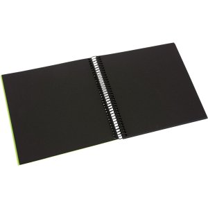 Goldbuch Album a spirale Bella Vista verde 20x20 cm 40 pagine nere