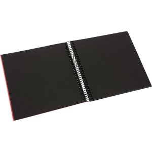Goldbuch Album a spirale Bella Vista rosso 20x20 cm 40 pagine nere