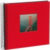 Goldbuch Album a spirale Bella Vista rosso 20x20 cm 40 pagine nere