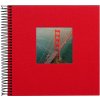 Goldbuch Album a spirale Bella Vista rosso 20x20 cm 40 pagine nere