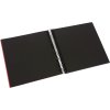 Goldbuch Album a spirale Bella Vista rosso 20x20 cm 40 pagine nere