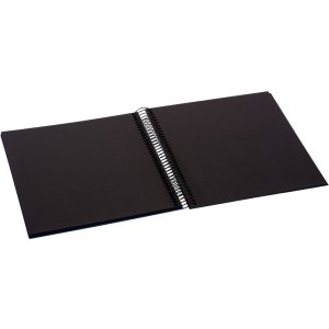 Goldbuch Album a spirale Bella Vista blu 20x20 cm 40 pagine nere