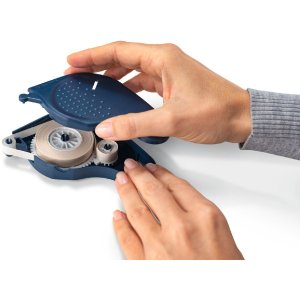 Dispenser adesivo HERMA transfer, saldamente adesivo blu, 15m