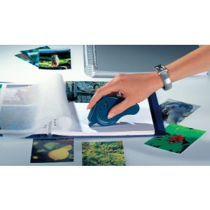 Dispenser adesivo HERMA transfer, saldamente adesivo blu, 15m