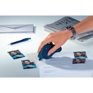 Dispenser adesivo HERMA transfer, saldamente adesivo blu, 15m