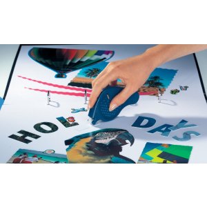 Dispenser adesivo HERMA transfer, saldamente adesivo blu, 15m