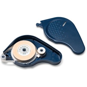 Dispenser adesivo HERMA transfer, saldamente adesivo blu, 15m