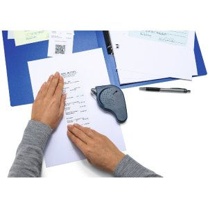 Dispenser adesivo HERMA transfer, saldamente adesivo blu, 15m
