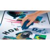 Dispenser adesivo HERMA transfer, saldamente adesivo blu, 15m