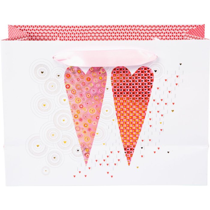 Goldbuch Borsa regalo Cuori media 18x25x10 cm