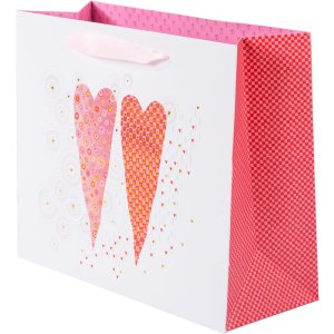 Borsa regalo Goldbuch 2 cuori grandi