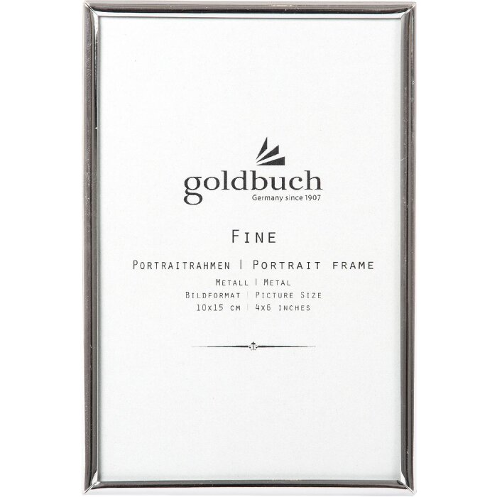 Cornice in metallo Fine 10x15 cm argento