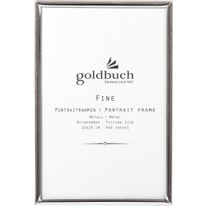 Cornice in metallo Fine 10x15 cm argento