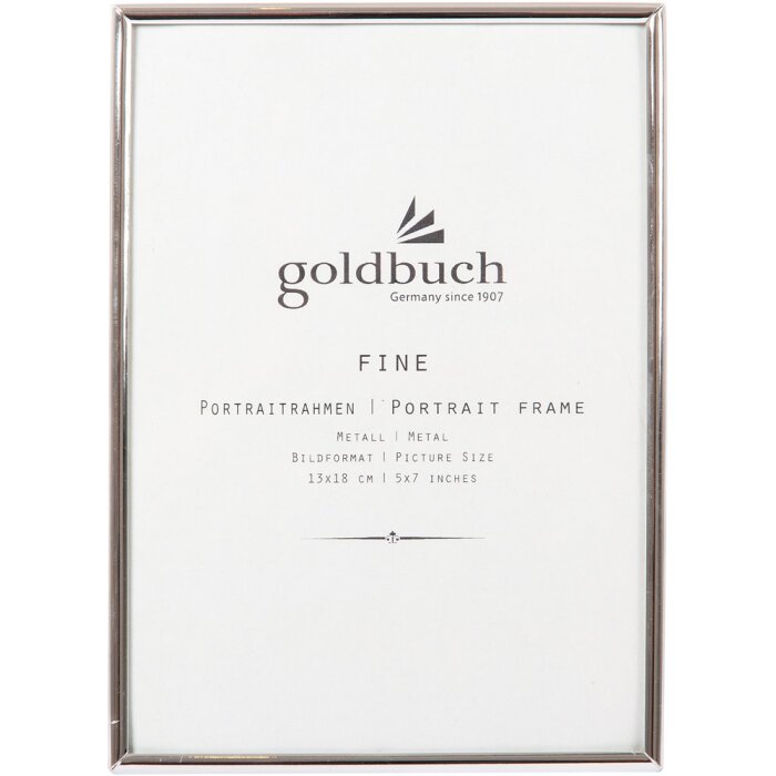 Cornice in metallo Fine 13x18 cm argento