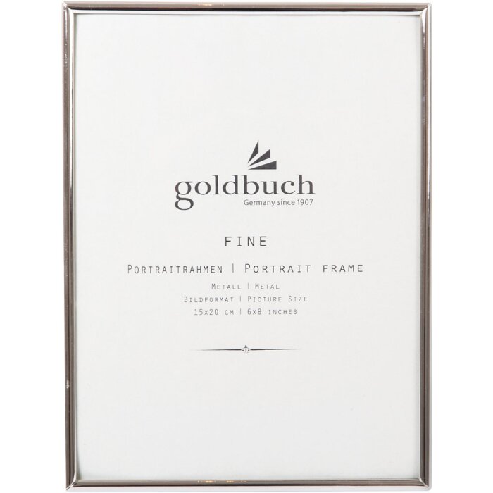 Cornice in metallo Goldbuch Fine 15x20 cm argento
