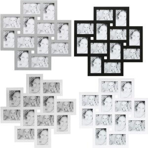 S65SK Cornice da galleria in legno 12 foto 10x15 cm