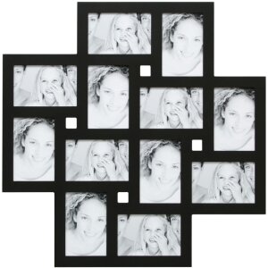 S65SK Cornice da galleria in legno 12 foto 10x15 cm