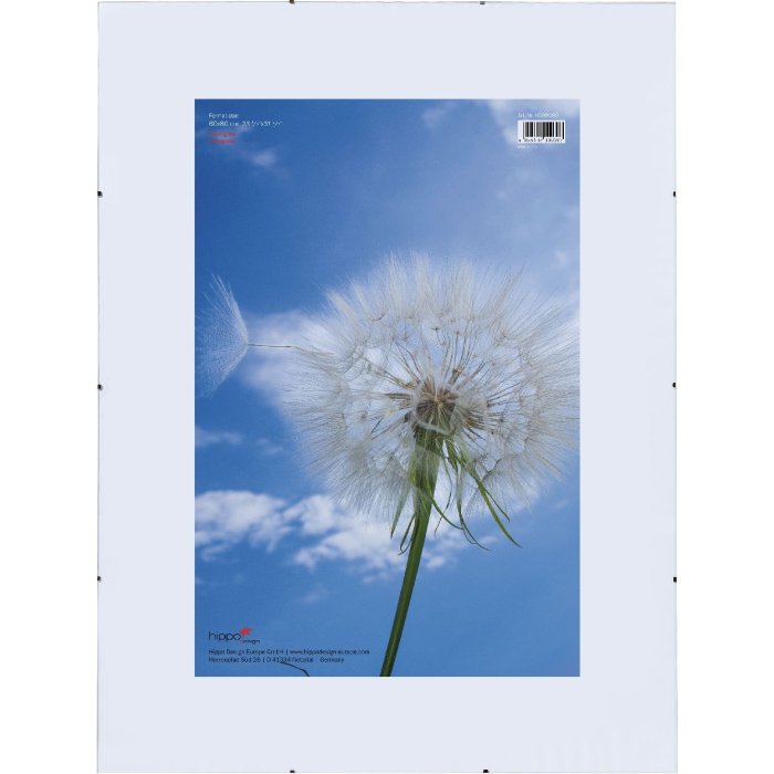 HNFD Clip Frame 60x80 cm Portafoto in vetro acrilico senza cornice