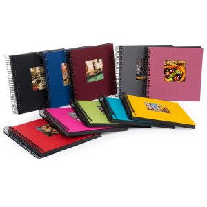 Goldbuch Album a spirale Bella Vista 20x20 cm 40 pagine nere
