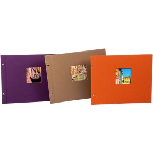 Album a vite Trend 2 pagine in b/n 30x25 cm e 39x31 cm