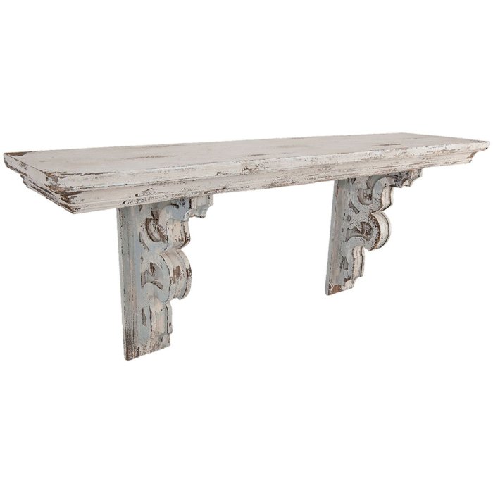 Scaffale a muro bianco shabby - 5H0232 Clayre Eef