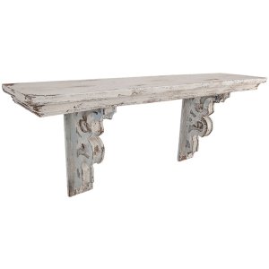 Scaffale a muro bianco shabby - 5H0232 Clayre Eef