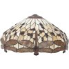 Paralume in vetro LumiLamp Tiffany Dragonfly 49x28 cm