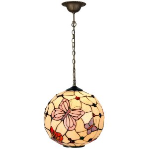 5ll-1169 Lampada a sospensione Tiffany ø 30x30 cm