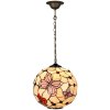 5ll-1169 Lampada a sospensione Tiffany ø 30x30 cm