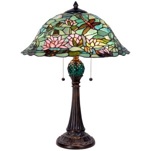 Lampada da tavolo Tiffany 47x60 cm - colorata