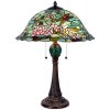 Lampada da tavolo Tiffany 47x60 cm - colorata