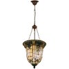 Lampada a sospensione Tiffany 41x126 cm colorata