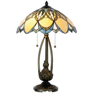 LumiLamp Lampada da tavolo Tiffany Ø 40x60 cm...