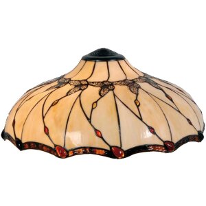 Paralume Tiffany 51x21 cm beige