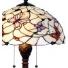 Lampada da tavolo Tiffany Ø 41x60 cm colore rosso
