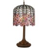 Lampada da tavolo Tiffany Ø 40x84 cm color rosa
