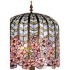 Lampada da tavolo Tiffany Ø 40x84 cm color rosa