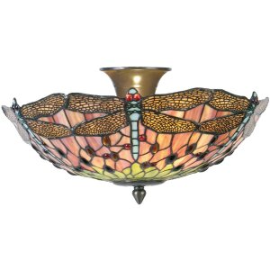 LumiLamp 5LL-5415 Lampada da soffitto Tiffany Ø...