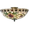 Plafoniera Tiffany Ø 40x23 cm nero