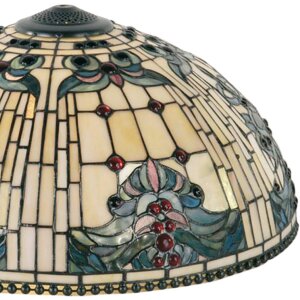 LumiLamp 5LL-5424 Paralume Tiffany Ø 50 cm Beige...