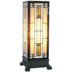 5LL-5445 Lampada da tavolo Tiffany 18x45 cm Lampada da...
