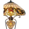 Lampada da tavolo Tiffany Ø 46x76 cm di colore giallo