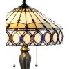 Lampada da tavolo Tiffany Ø 40x58 cm color natura