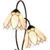 Lampada da tavolo Tiffany Ø 33x61 cm color natura