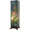 Lampada da tavolo Tiffany 24x58,5 cm blu