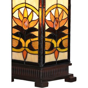 LumiLamp 5LL-5780 Lampada da tavolo Tiffany 18x18x45 cm...